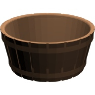Lego káď (barel), hnědá (442425)